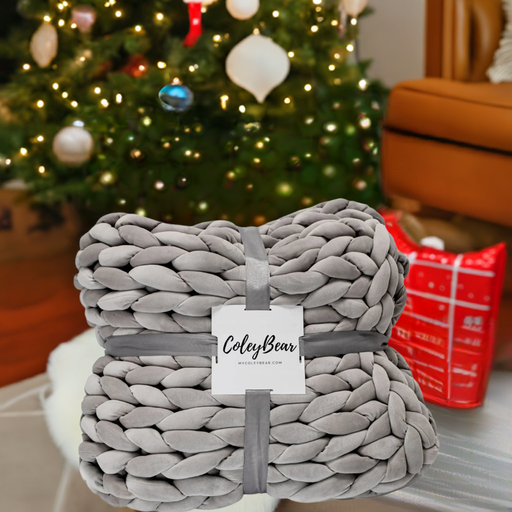 Why Chunky Knit Weighted Blankets Make the Perfect Gift